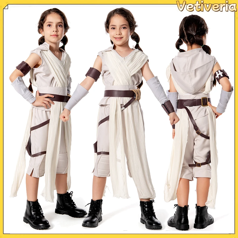 

Маскировочный костюм из фильма «Космическая битва», детский костюм Рей для косплея, наряды на Хэллоуин, карнавал, костюм для ролевых игр