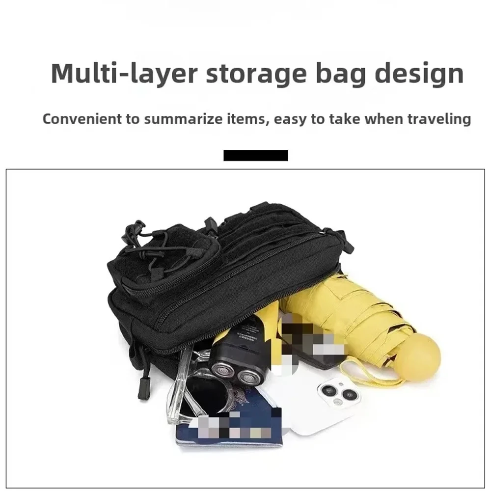 Taktische Hüfttasche für Herren, multifunktionale Gürteltasche, Outdoor-Hüfttasche, tragbare Handytasche für Camping, Klettern und Wandern. – Detail 4