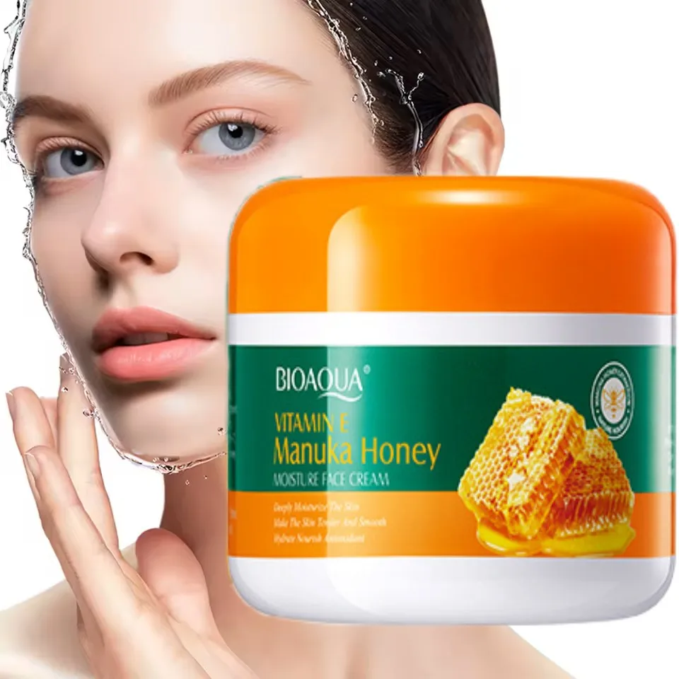 

100g Manuka Honey Cream Vitamin E Moisturizing Lift Firm Anti-wrinkle Shrink Pores Oil Control Reduce Nasolabial Folds Face care