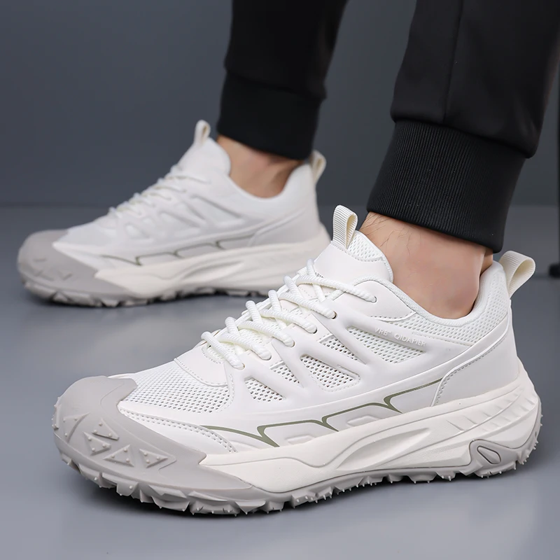 

2026 New Summer Outdoor Hiking Shoes, Lightweight Breathable Elastic Non-slip Thick Sole Casual Sports Sneakers Hot Seller