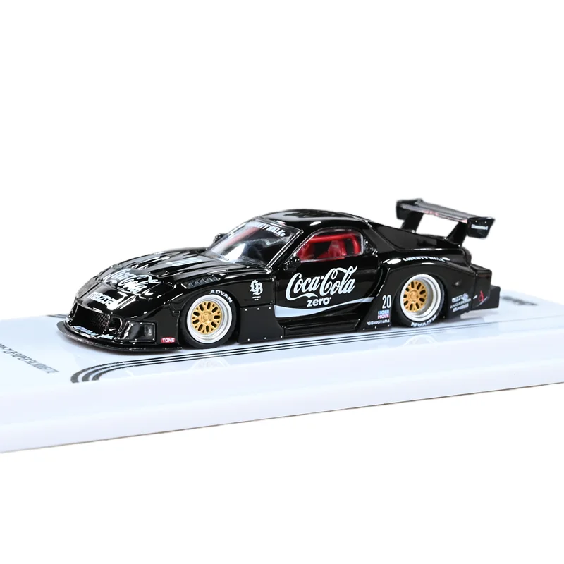 INNO Diecast 1/64 Maßstab MAZDA Legierung Modellautos MAZDA RX7 FD3S LBWK Spielfahrzeuge Spielzeug für Jungen Geschenk Originalverpackung