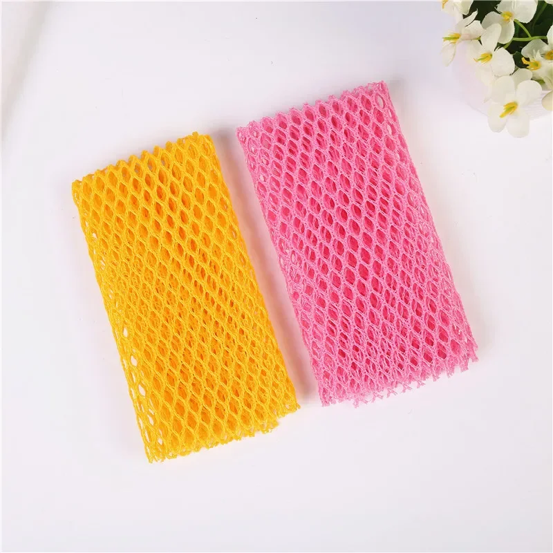 2Pcs/Set Innovative Dish Washing Net Cloths Screen Cleaning Wipes Durable Mesh Dishwashing Towel Car Cleaning Cloth Mesh Towel