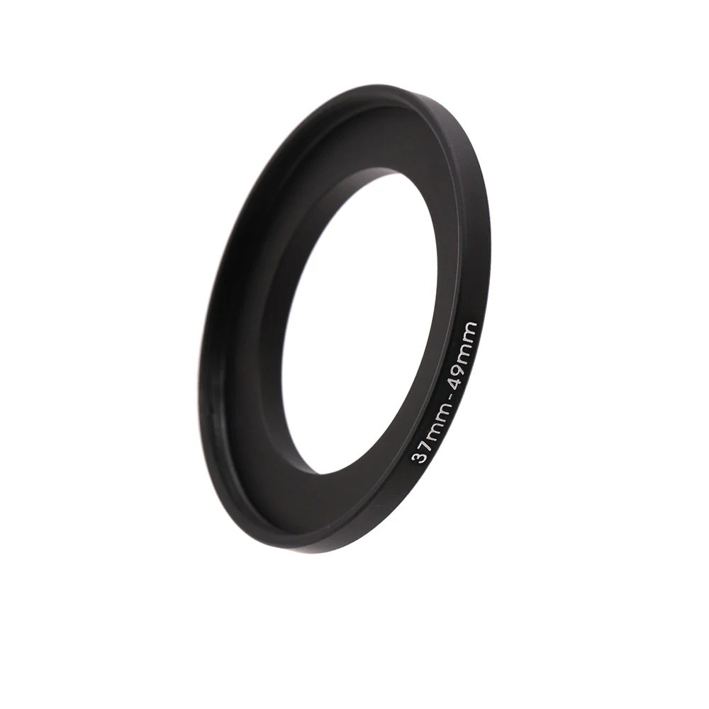 37-42mm,37-43mm,37-46mm,37-49mm,37-52mm,37-55mm,37-58mm,38-52mm Step Up Ring Filter Adapter Ring black