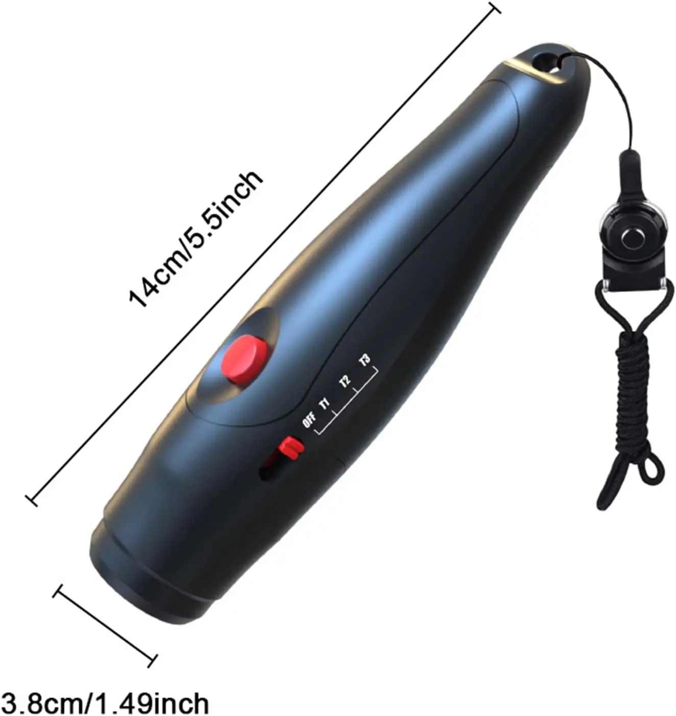 صافرة إلكترونية محمولة مع مؤثرات صوتية ثلاثية الأوضاع رائعة للأنشطة الخارجية وإدخال حركة المرور والتدريب على الطيور والحكم الرياضي