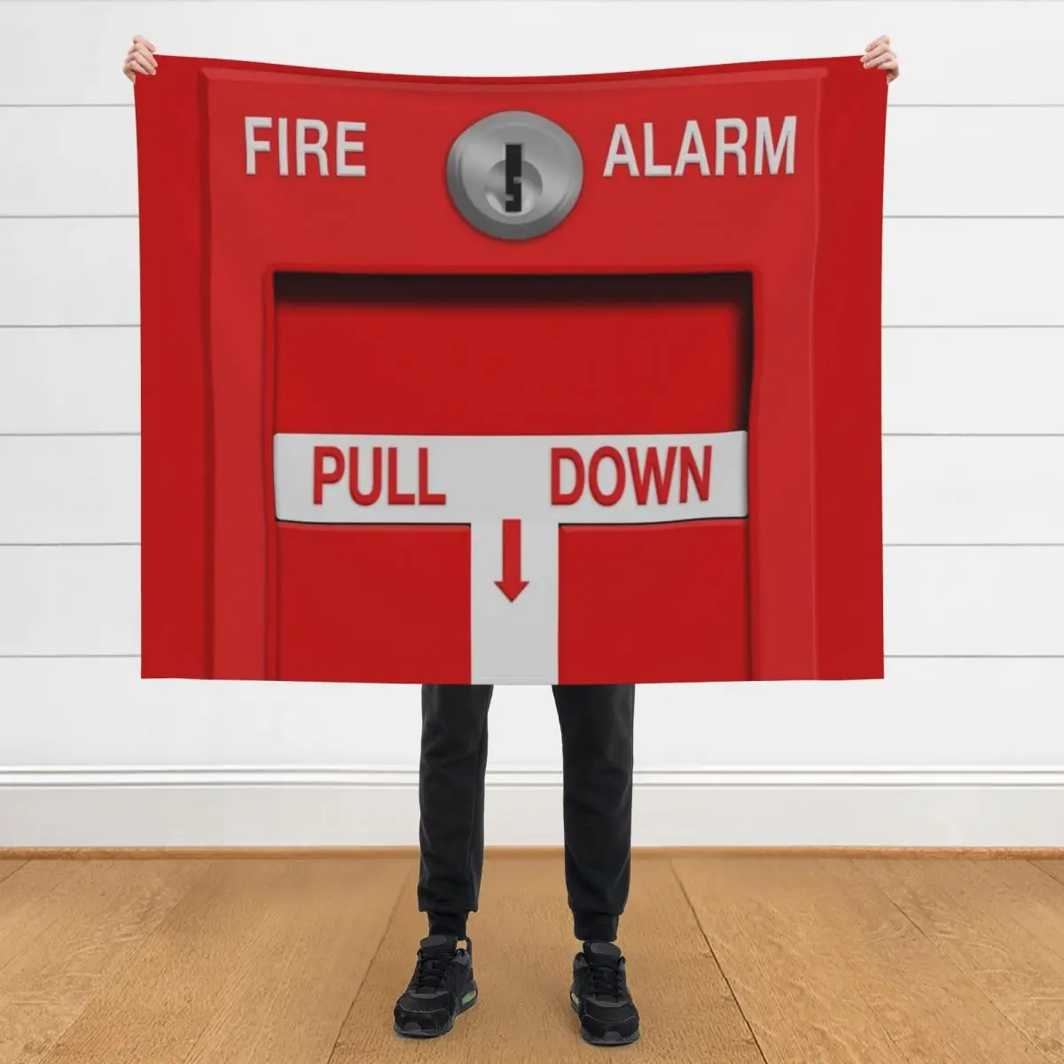 

Fire Alarm Pull Station Throw Blanket Camping Baby halloween Blankets