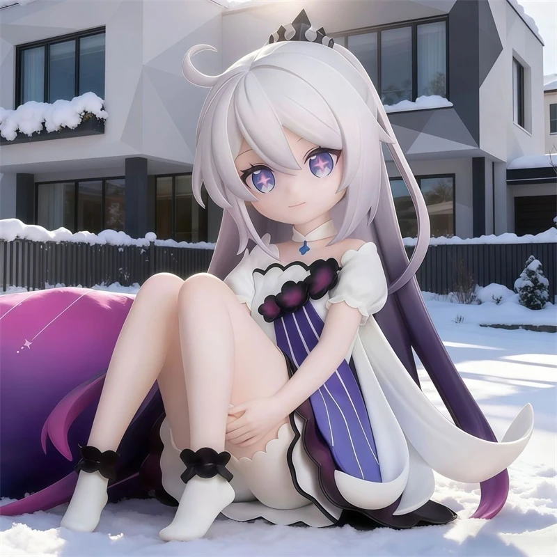 11cm Honkai Impact 3 Kiana el último juicio estatuilla serie Little One figura de acción de PVC accesorios de dibujos animados Cosplay Anime regalo