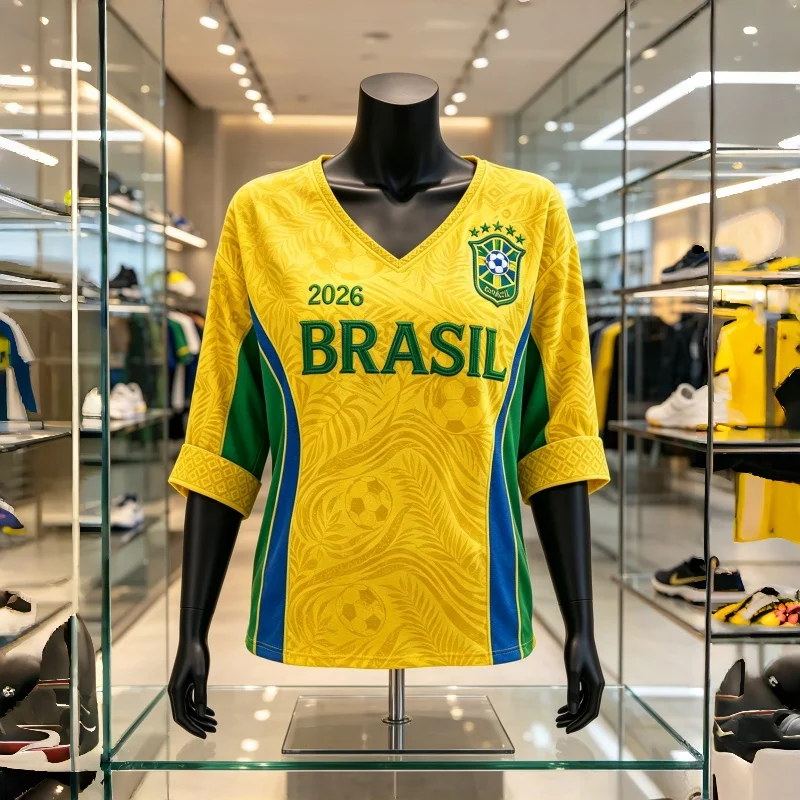 2026 New Brazilian Themed Coca Cola 3D Printed Sports and Leisure Comfortable Breathable Quick Drying Parent-child Outfit
