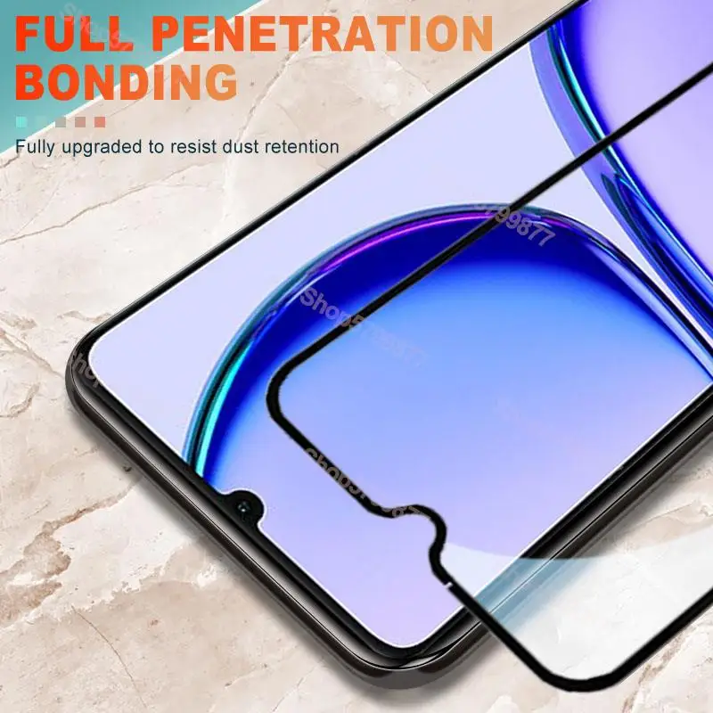 Tempered Glass For Realme C3 C11 C12 C15 C17 Screen Protector C20 C20A C21 C21Y C25 C25Y C30 C31 C33 C35 C53 C55 Protective Film