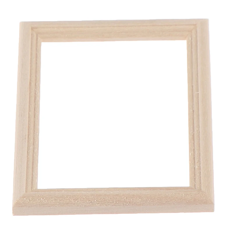 1/12 Miniaturowa drewniana ramka na zdjęcia do domku dla lalek, model, zabawki, akcesoria meblowe