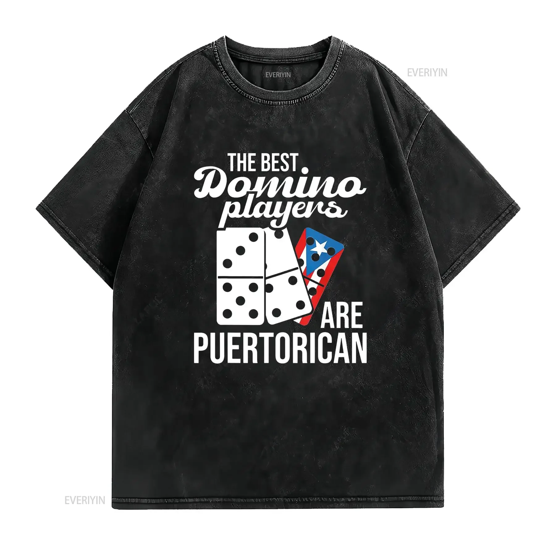 The Best Domino Players Are Puertorican Dominoes Stay Cool and Chic with Our Women s T Shirt  Summer Top vintage Washed