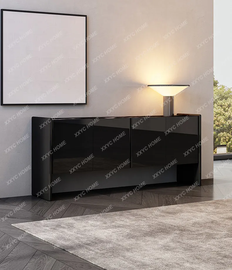 Minimalist Marble Entrance Cabinet Modern Light Luxury High-end Dining Side Cabinet Living Room Decorative Cabinet
