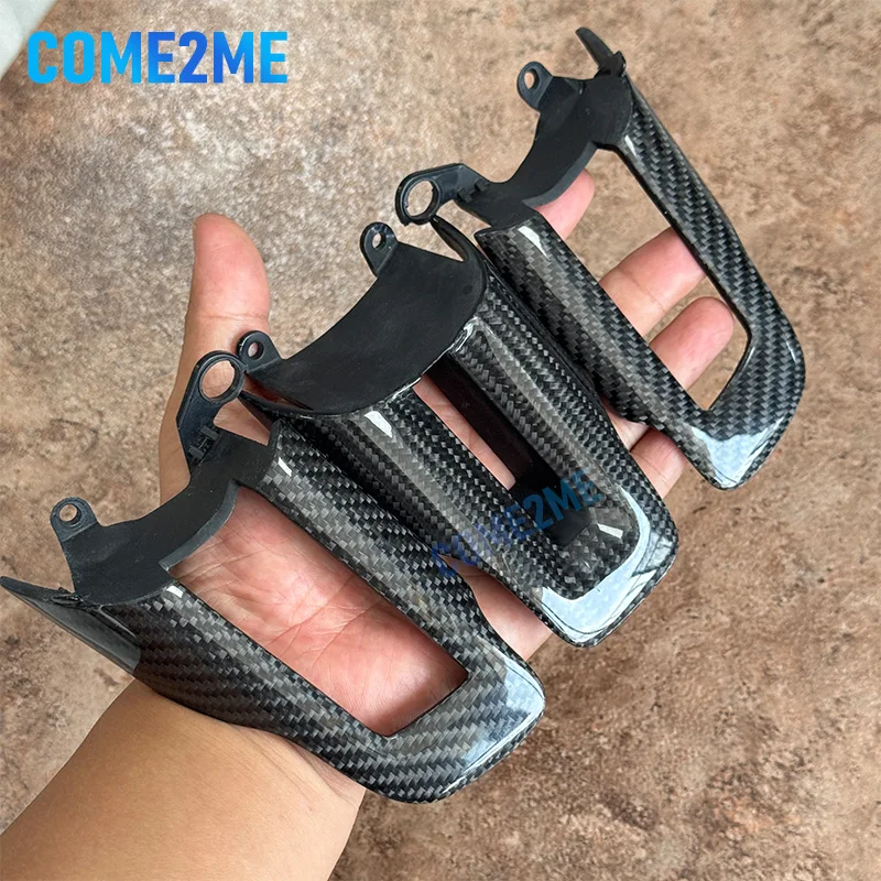 

for Ford Mustang 2015-2023 steering wheel control button genuine carbon fiber decorative panel cover 3-piece set