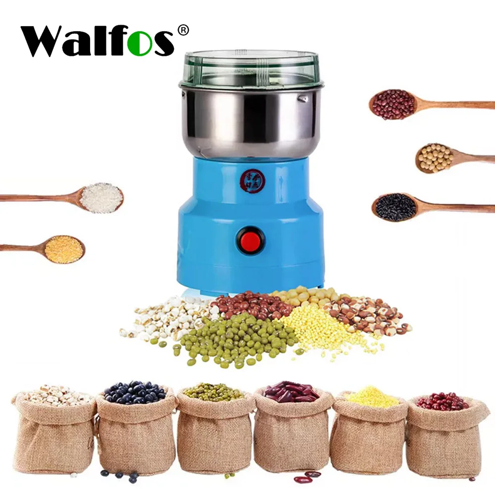 

Walfos Electric Grain Grinder 110W Multi-Function Coffee Grinder Food Spice Mill Smash Machine for Home Herbs