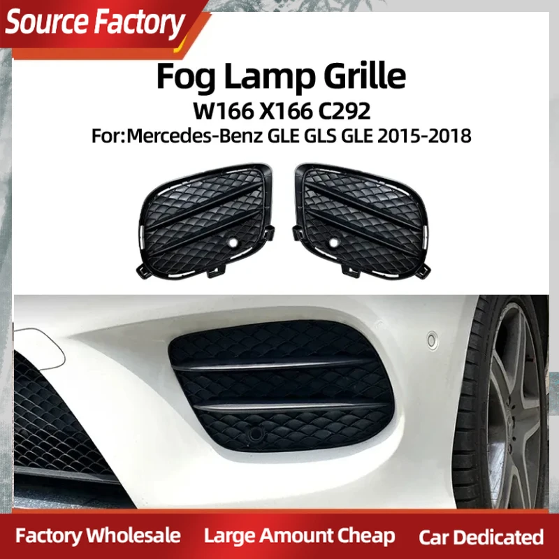 

Spoilers Wings For Mercedes Benz GLE W166 GLS X166 Coupe C292 2015-2018 Fog Light Grille Modification Accessories