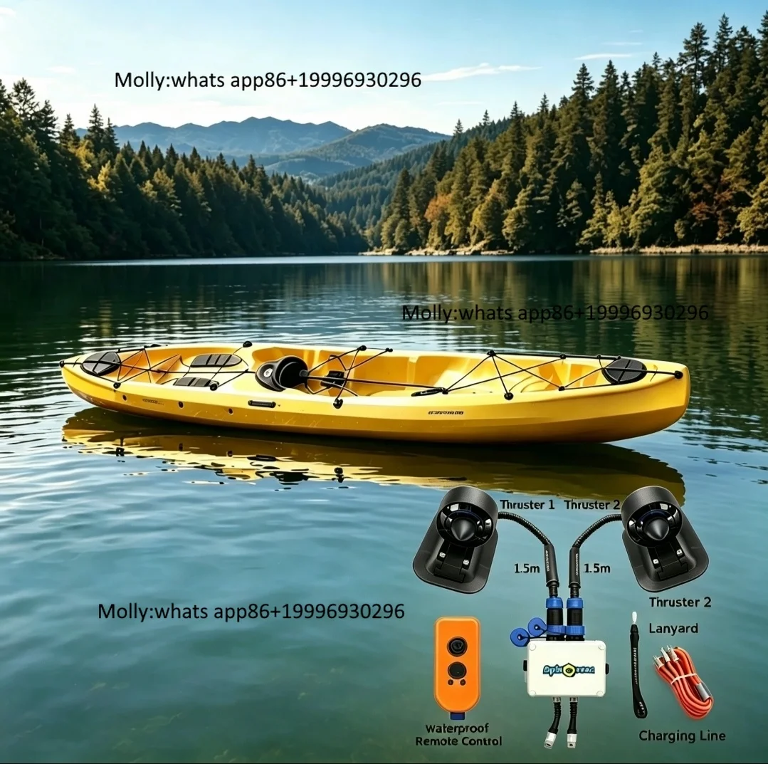 Factory-direct U2 Set Underwater Thruster Propeller with Integrated ESC for ROVs Unmanned Vehicles RC Boats Fishing Canoe