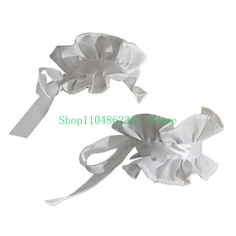 5ASD الفيكتوري المكدسة الأكمام الدانتيل ذي الياقات الزخرفية لأزياء الهالوين وملحقات جمع الأحداث