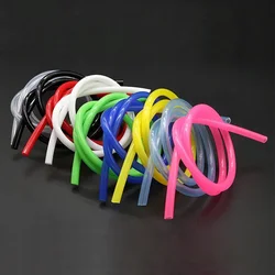 Tubo de silicona Flexible, manguera de goma de grado alimenticio, Conector de agua, 1 metro, ID, 1, 2, 3, 4, 5, 6, 7, 8, 9, 10 mm