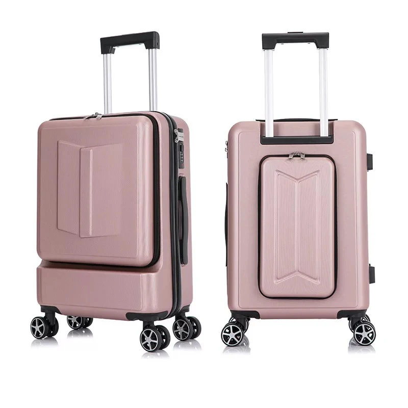 Imagem -02 - Criativo Nova Viagem Mala Rolando Bagagem Roda Trolley Case Caixa de Moda Feminina Homens Valise com Bolsa do Portátil 20 Carry Ons Case