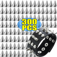 Wholesale Silver Rivets for Clothes Metal Spikes Double Cap Rivet Stud Round Nail DIY Cone Studs Shoes Bags Clothing Accessories