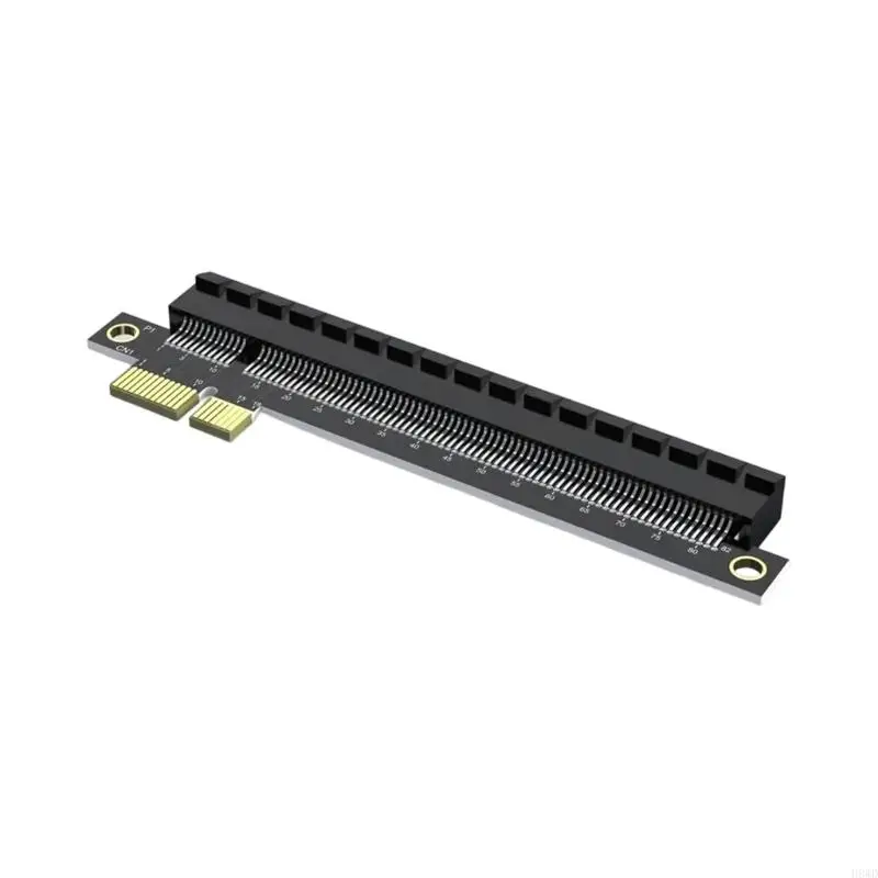 PCIe to X16 Hard Board Adapter Card, Gold Contact Slot Card with Mount Hole Form for Internal Desktop Slot Extension and Add In