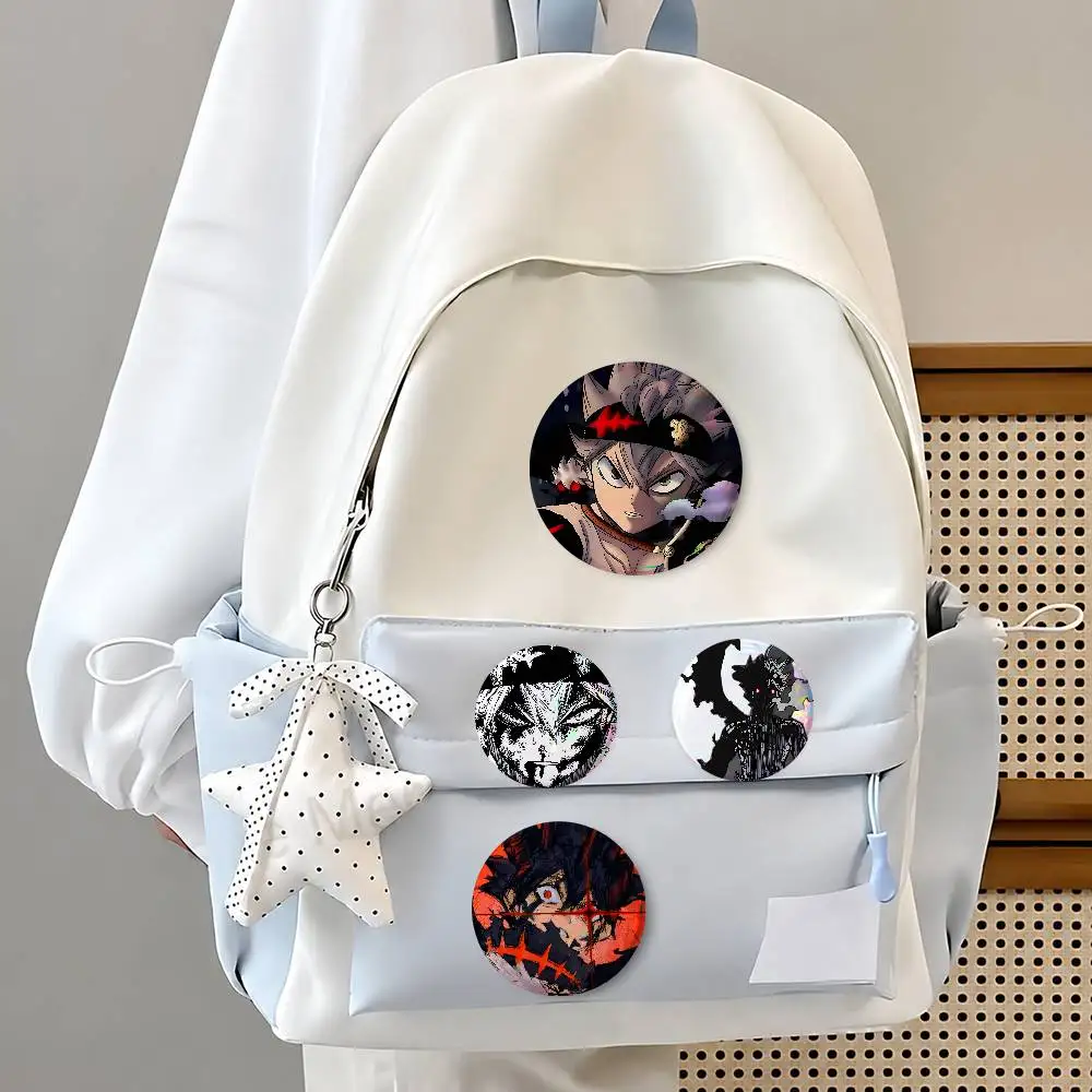 Asta Mixed Theme Round Button Badge Set Anime Cartoon Music Game Fashion Pins For Bags Clothes Accessories