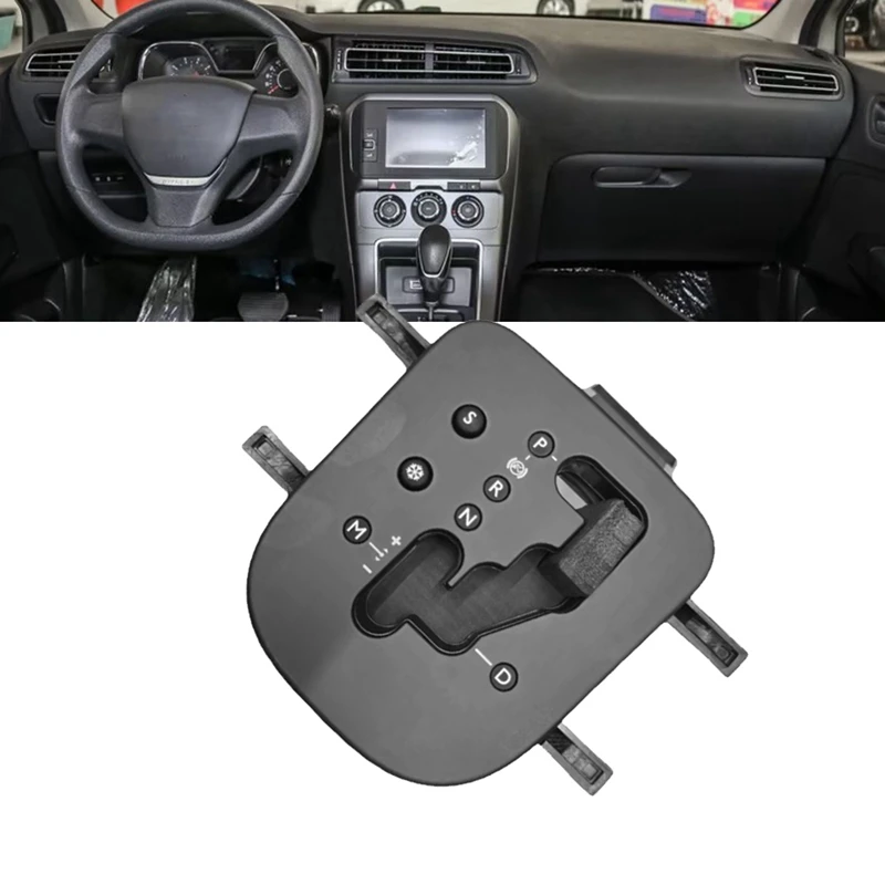 NEW-Automatic Gear Shift Lever Control Panel 98121497ZD For Citroen C4 2015-2019 Gear Position Display Cover