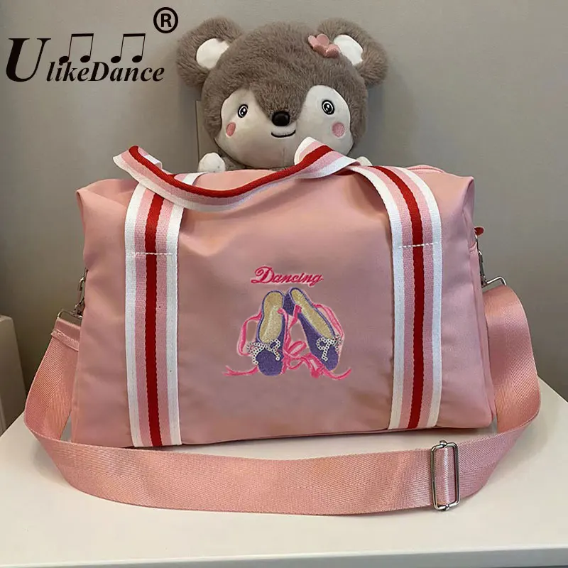 UlikeDance Kid Adult Ballet Dance Bag Girl Dance Bag Latin One Shoulder Dancing Bag for Women Ballet Handbag Korea Ballerina