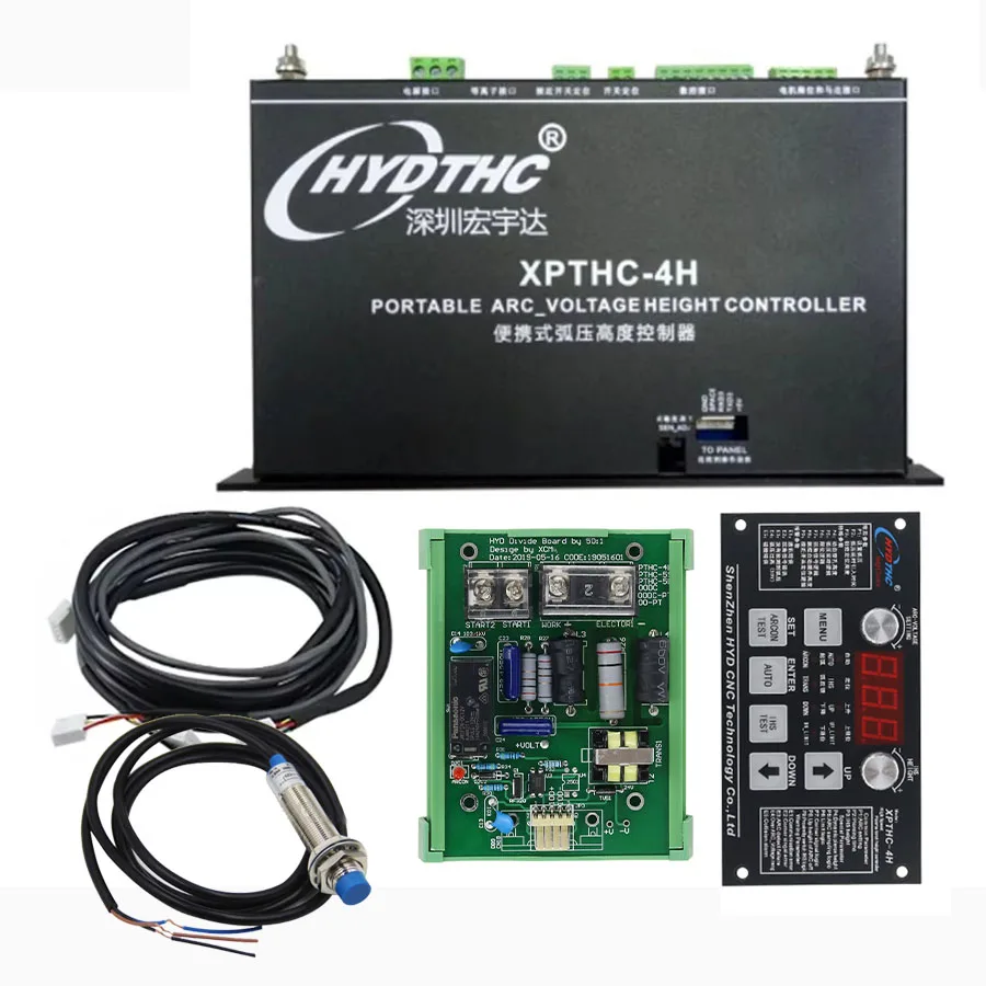 HYD XPTHC-4H arc voltage cutting torch height controller CNC plasma cutting machine THC height adjuster