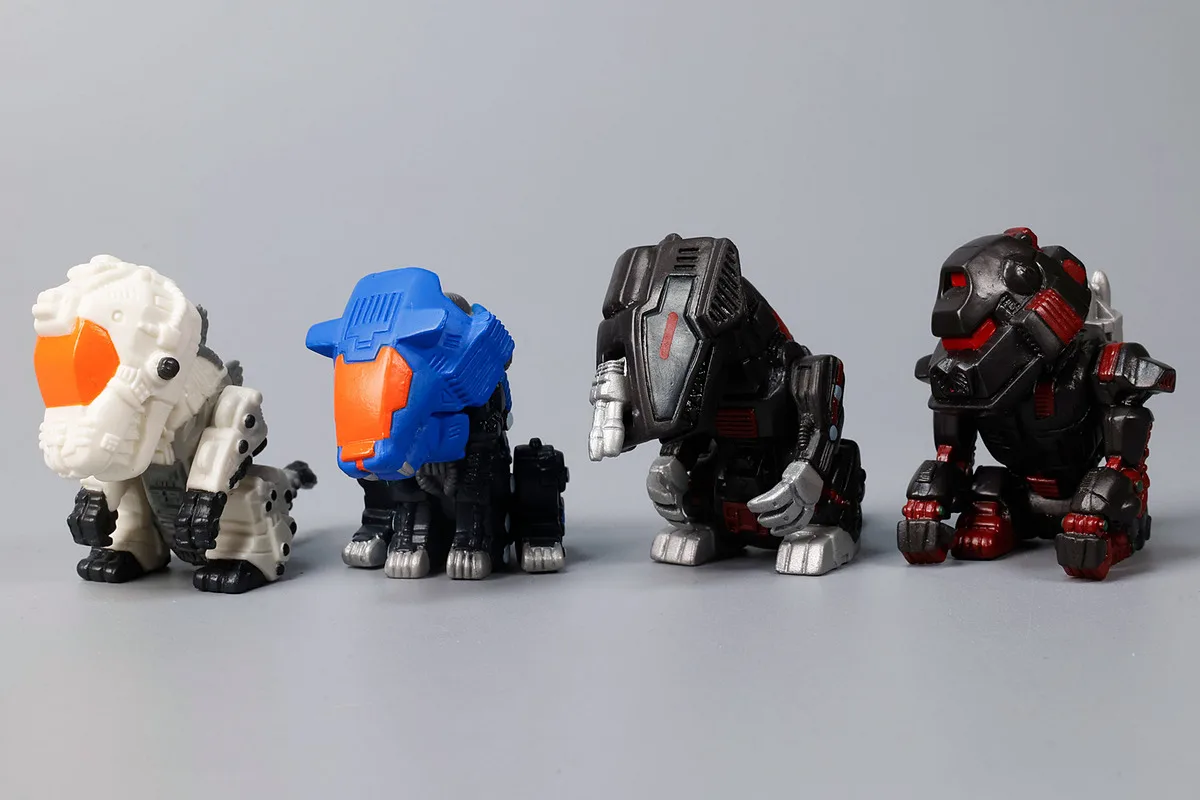 

Original capsule toys kawaii shoulder zun. fig giant Dinosaur Lion Gorilla animal robots collection gifts figures