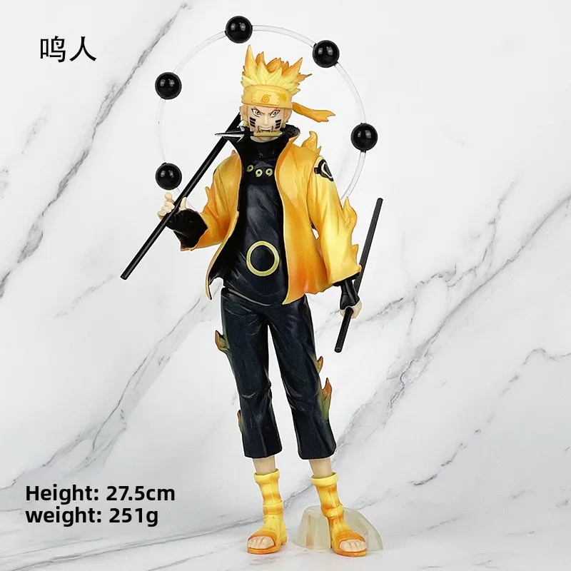 Ręcznie robione ozdoby anime Naruto Naruto Uzumaki Hatake Kakashi Sasuke Uchiha Itachi model figurka akcji Naruto anime