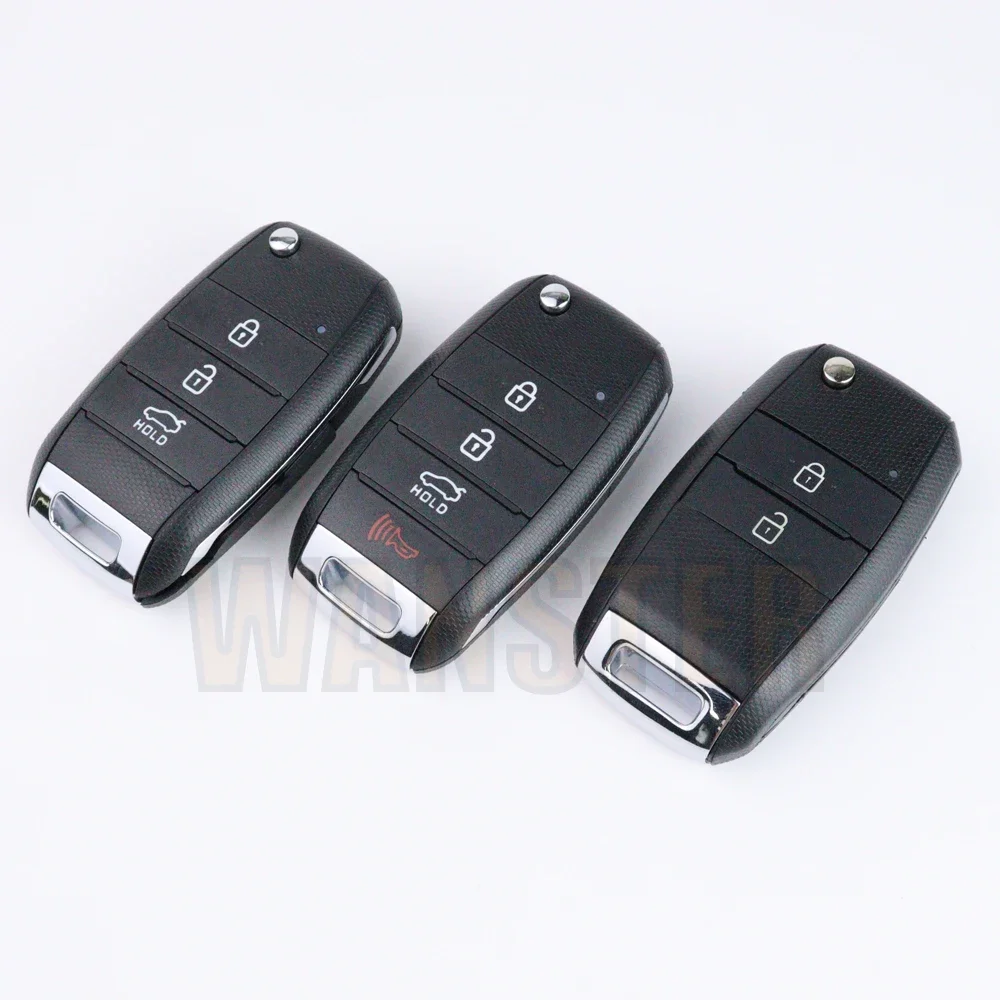 for Kia KIA K2 K3 K5 Carens Cerato Forte Cadenza  Car Key Fob Case Shell Housing Car Flip Folding Key Shell