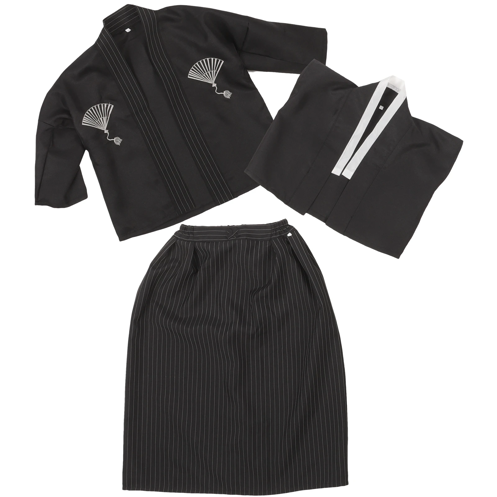 

1 set 1 Set Japanese Boys Kimono Costume For Traditional Style Cosplay Party Wear Comfortable Easy Wear Kimono Outfit