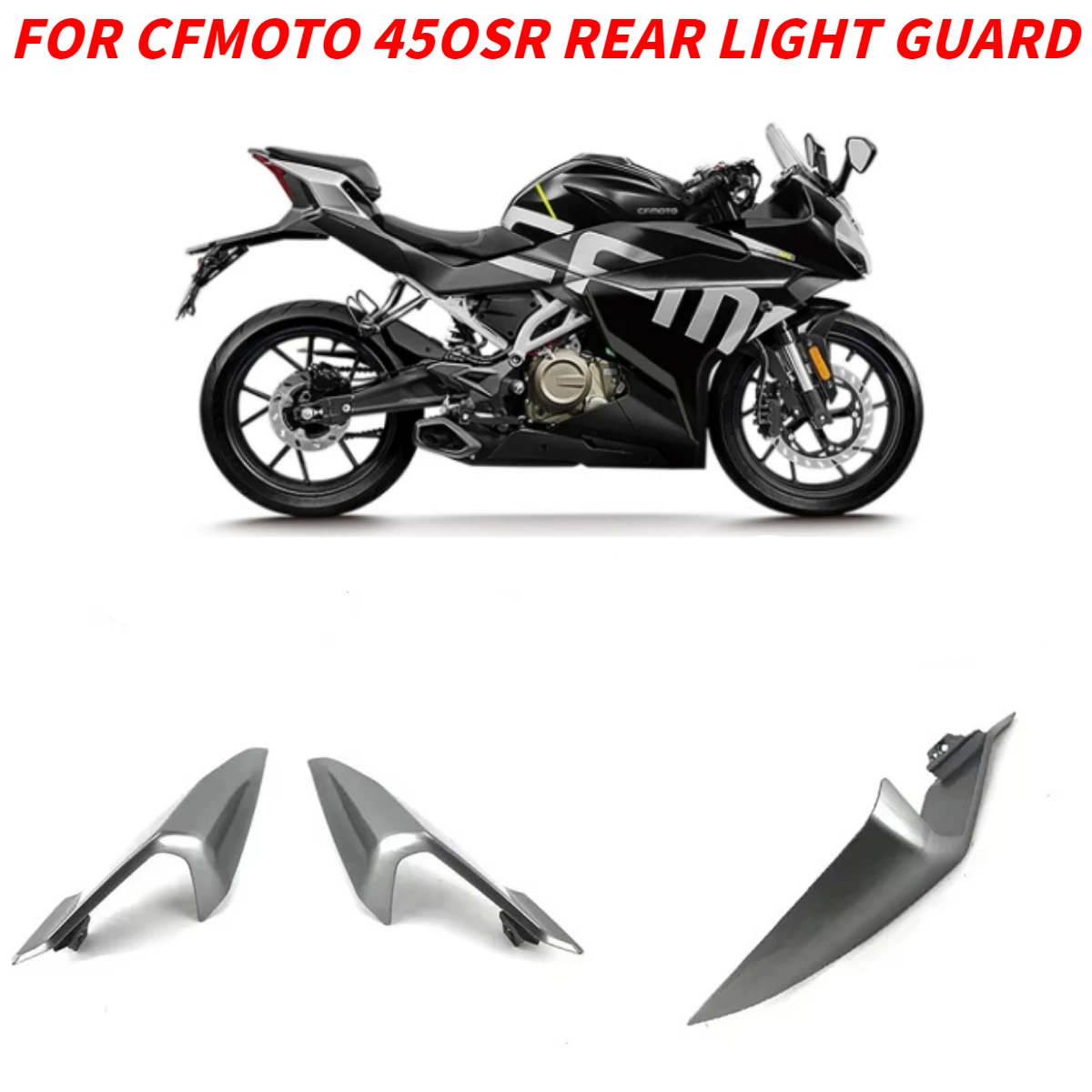 

Suitable for CFMOTO CF450SR 450SRS motorcycle CF450-6 left and right rear cover decorative panel