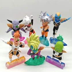 8pcs/set Dragon Ball Z Ginyu Force Cute Action Figure Collection Model Toys 7-10cm