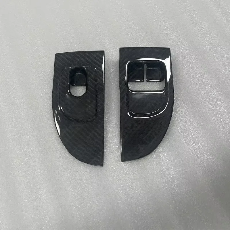 Dry Carbon Fiber Add-on Window Lift Switch Panel Cover Trim for GranTurismo GranCabrio 2008-2019