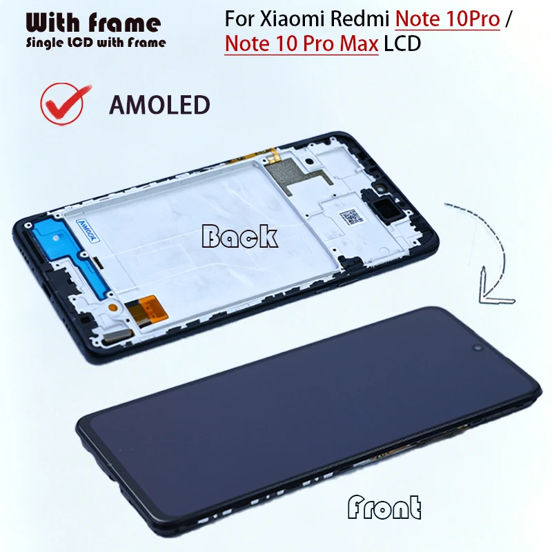 High Quality For Xiaomi Redmi Note 10 Pro / 10 Pro Max Touch