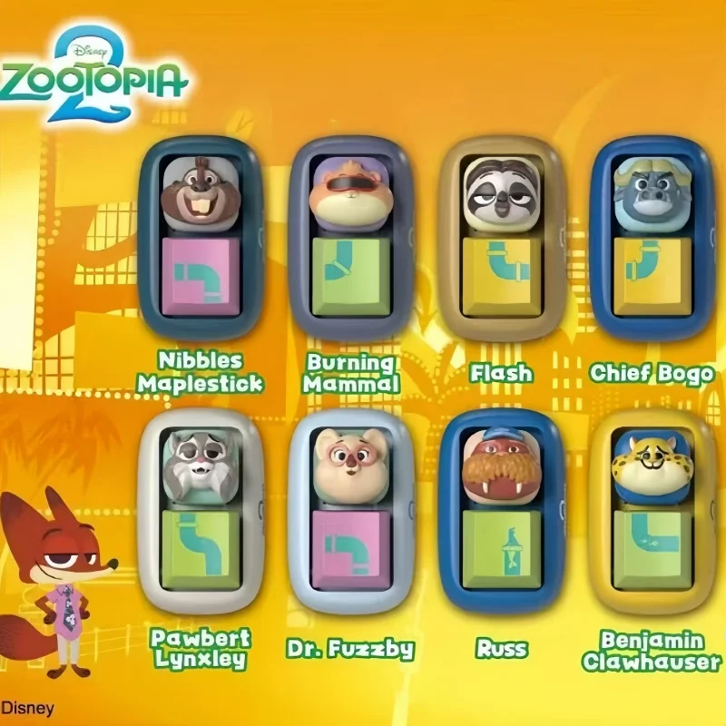 2026 Nieuwe Zootopia 2 Nick en Judy Keycaps Aangepast mechanisch toetsenbord ESC Keycap Toetsenborddecoratie Limited Edition