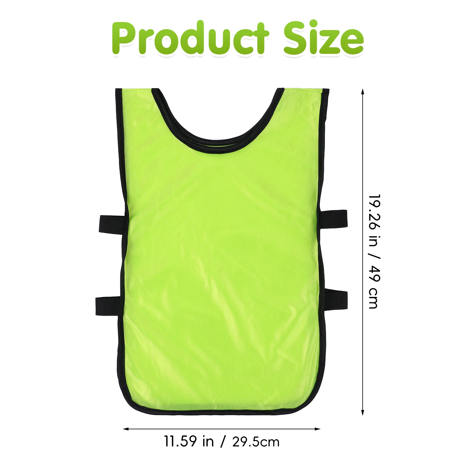 6 قطعة سترة كرة القدم للشباب تنفس التدريب Pinnies Scrimmage سترة خفيفة الوزن ممارسة كرة القدم المعدات الرياضية #4