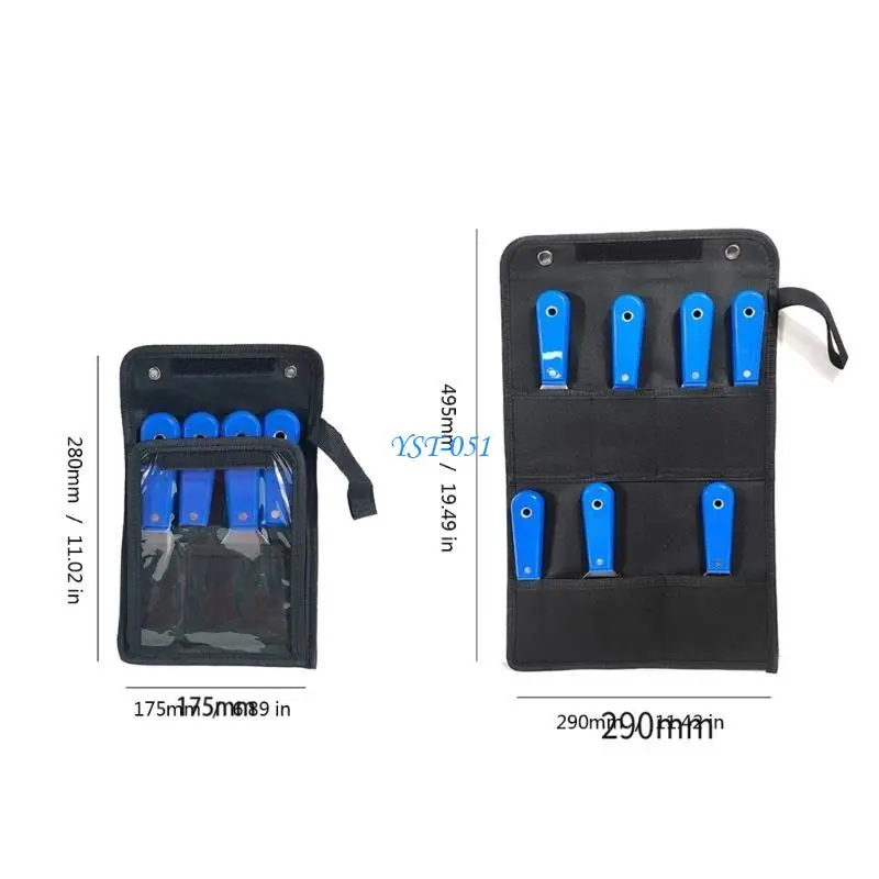 

E15A 4/7Pcs Putty Scraper Safe Flexible Paint Scraper Tool Putty Scraper for Scraping