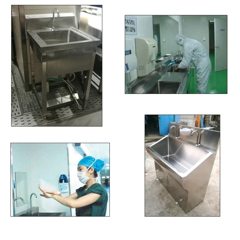 Basin Foot Pedal Control Tap Buildings Faucet Single 1/2'' 1pcs Cold Water Copper+304 Stainless Steel Improvement