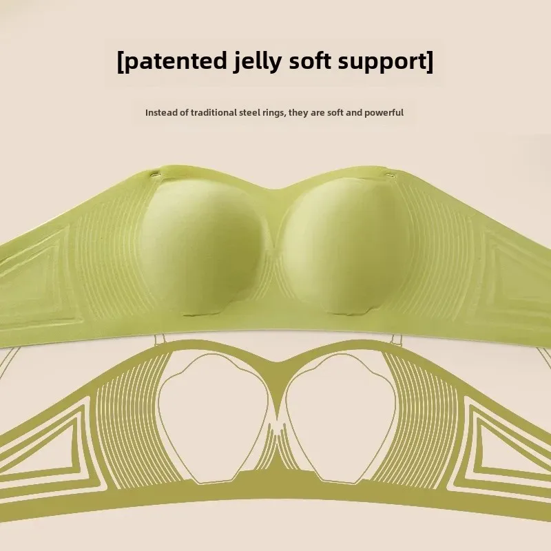 

Sexy Strapless Tube Top Underwear For Women With Small Chest, Thin Push-Up Bra, Invisible, Large Chest, Small Bra