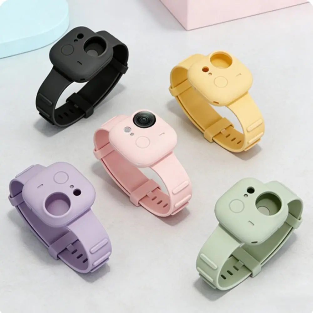 Shockproof Sports Camera Protective Case Multi-color Durable Wristband Adjustable Silicone for Insta360 GO Ultra