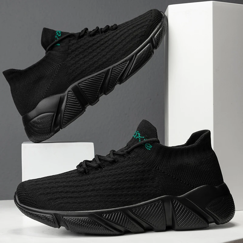 MAEDEF รองเท้ากีฬาสำหรับผู้ชายน้ำหนักเบารองเท้าวิ่งระบายอากาศได้รองเท้ากันลื่นออกกำลังกายรองเท้าเดินรองเท้าผ้าใบสบาย