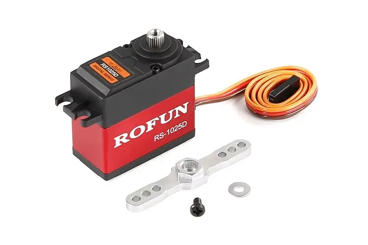 25kg Metal Gear Throttle Brake Servo met servoarm Past op 1/5 ROFUN HPI BAJA