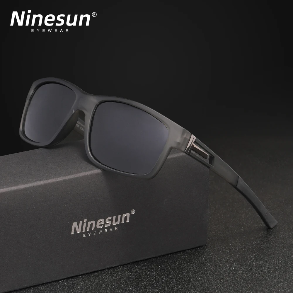 

NINESUN Trendy Causal Men/Women Sunglasses Polarize UV400 Rectangle Sunscreen Glasses Ultralight Driving HD Lens Eyewear