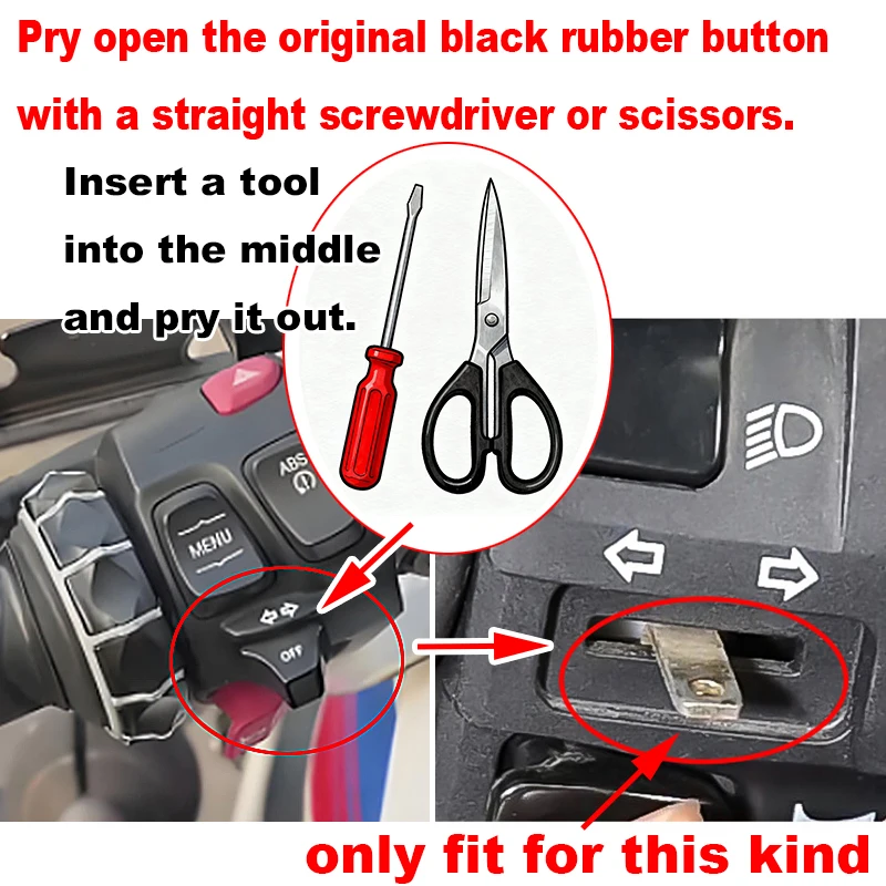 

New For MV Agusta F3 675 800 Brutale 800 1000 Turismo Veloce Motorcycle Accessories Switch Button Turn Signal Switch Key Cap