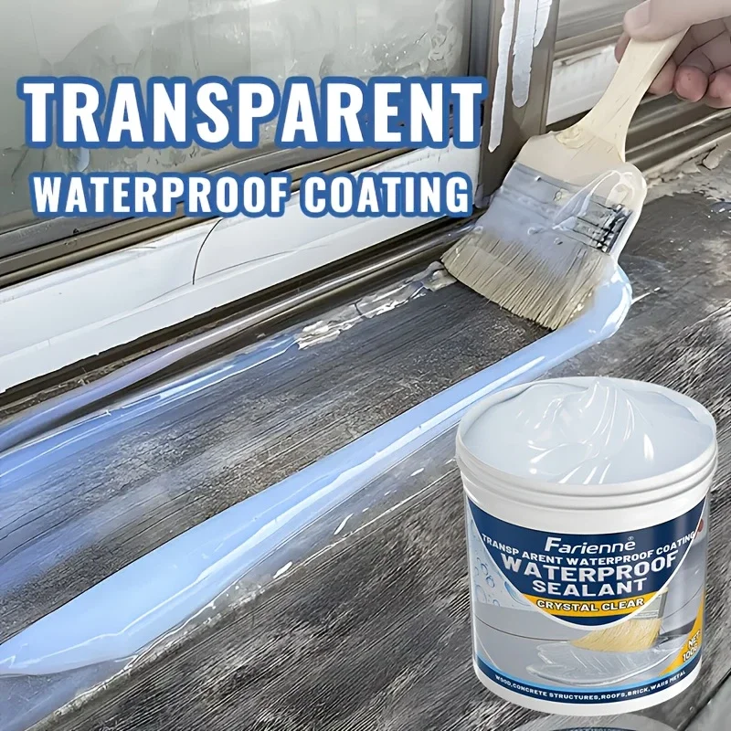 Transparent waterproof adhesive provides a permanent solution to leakage problems;nano anti-leakage coating isolates air,moistur