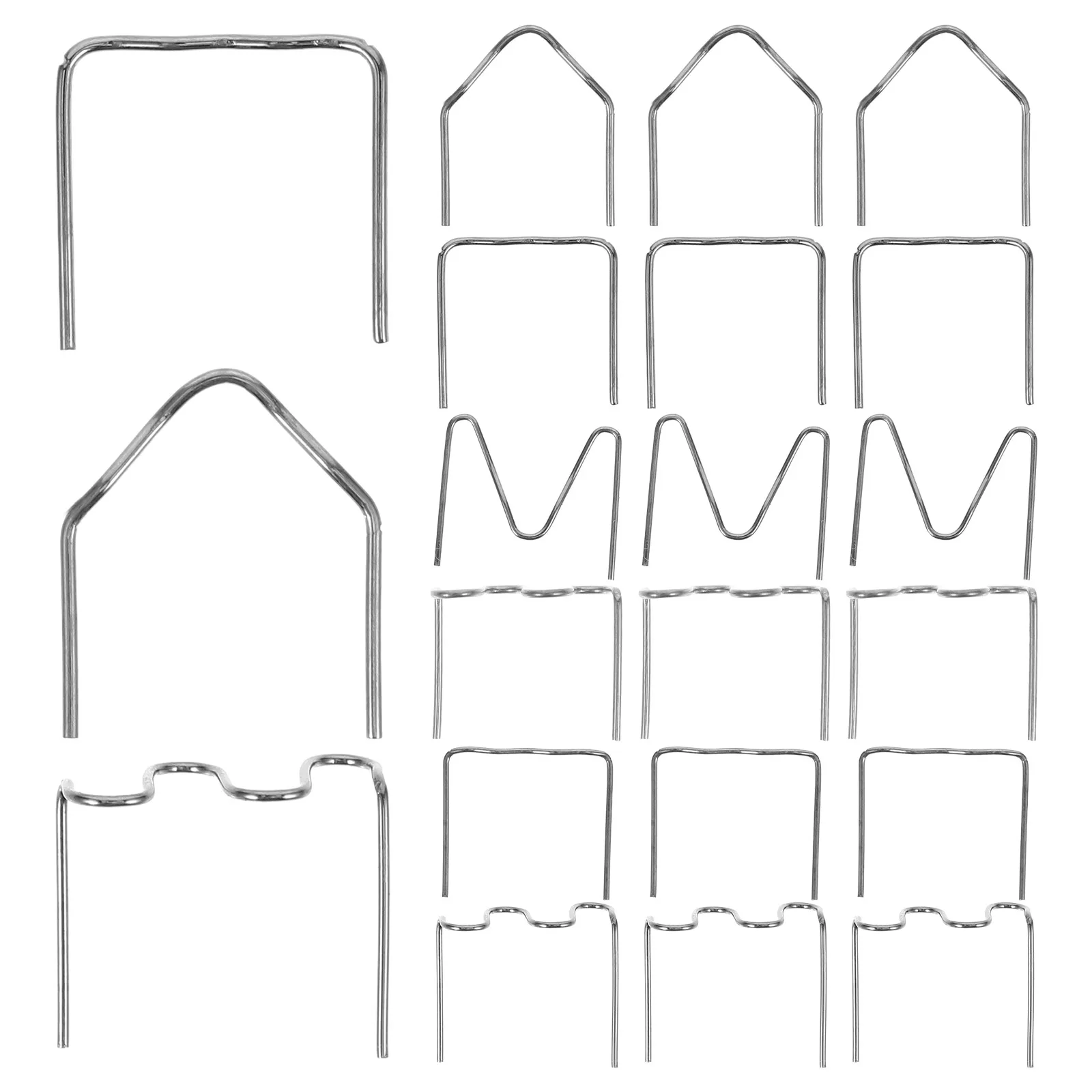 

600pcs Plastic Auto Welding Staple Car Bumper Welder Staples Assorted Sizes Hot Staples Repair Kit Vehicle Crack Repair Welding