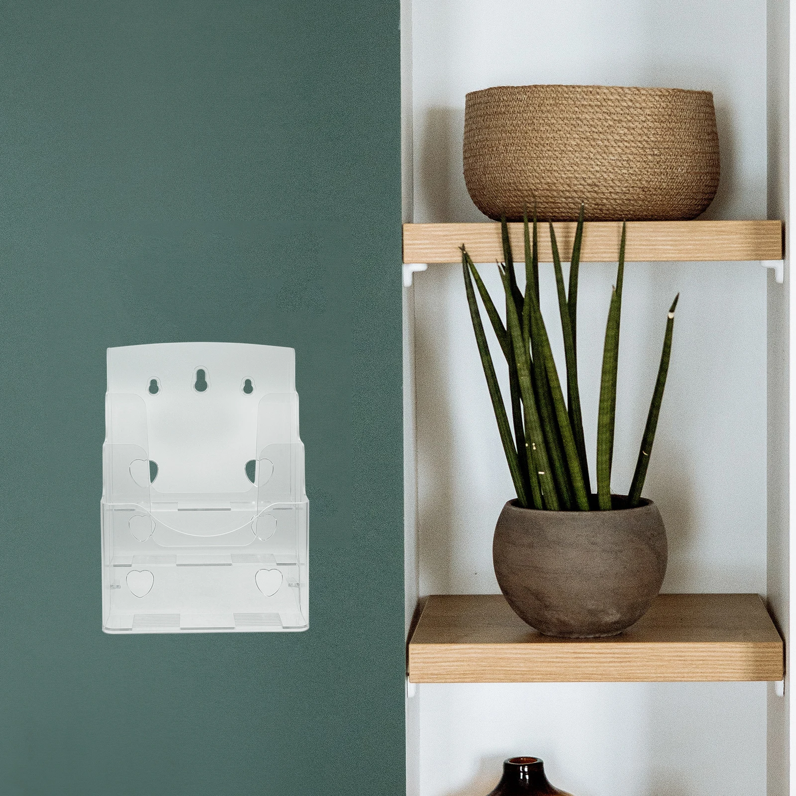 

A5 Clear File Rack Desktop Organizer Stand For Documents Brochures Flyers Pamphlets Storage Display Acrylic Document