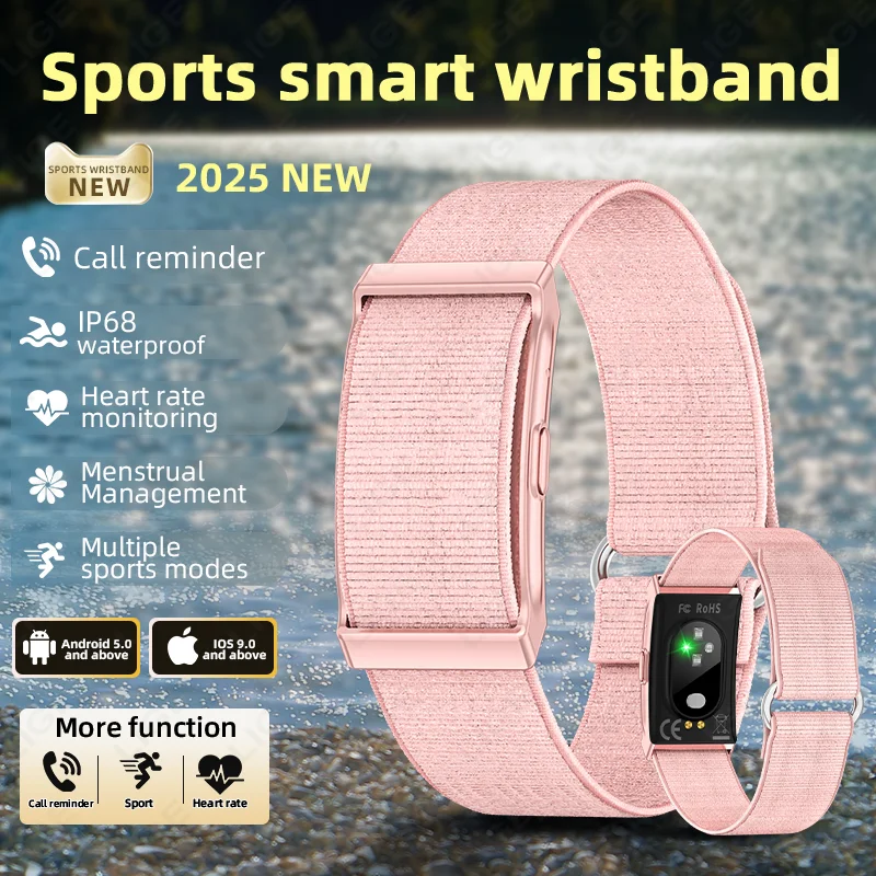 

Умный браслет-трекер активности и фитнеса, монитор сна, пульса, уровня кислорода в крови, стресса, ЧСС, HRV, 100+ видов спорта, умный браслет на запястье